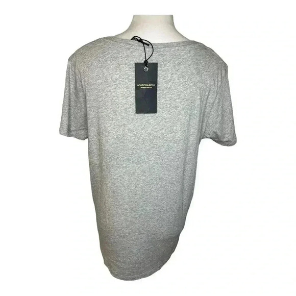 NEW Scotch & Soda Size 3 (Large) Gray Ok Go Star Tee NWT - Picture 3 of 7